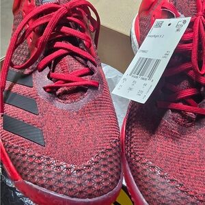 Adidas  Men’s Red and Black Sneakers